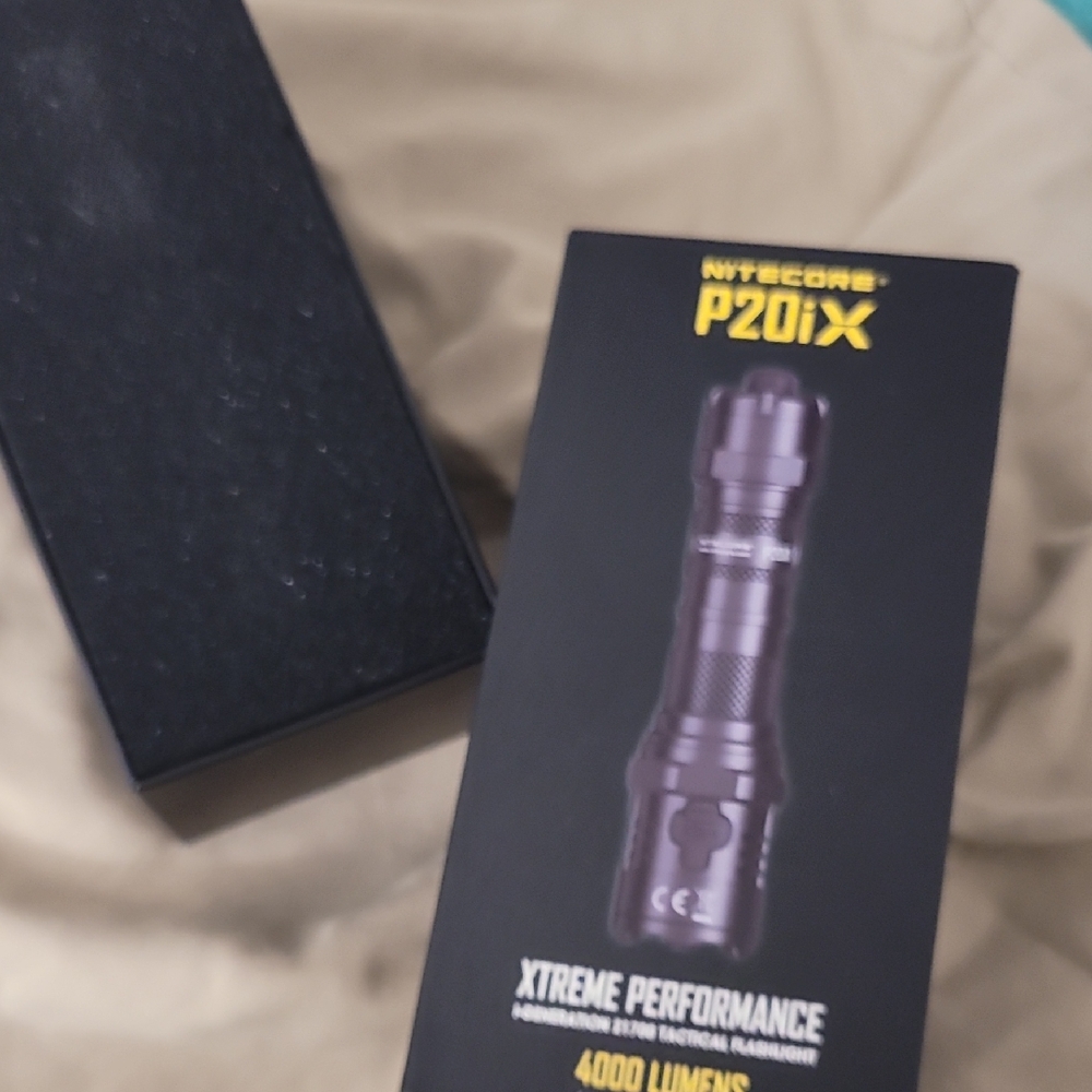 P20iX Black Tactical Flashlight